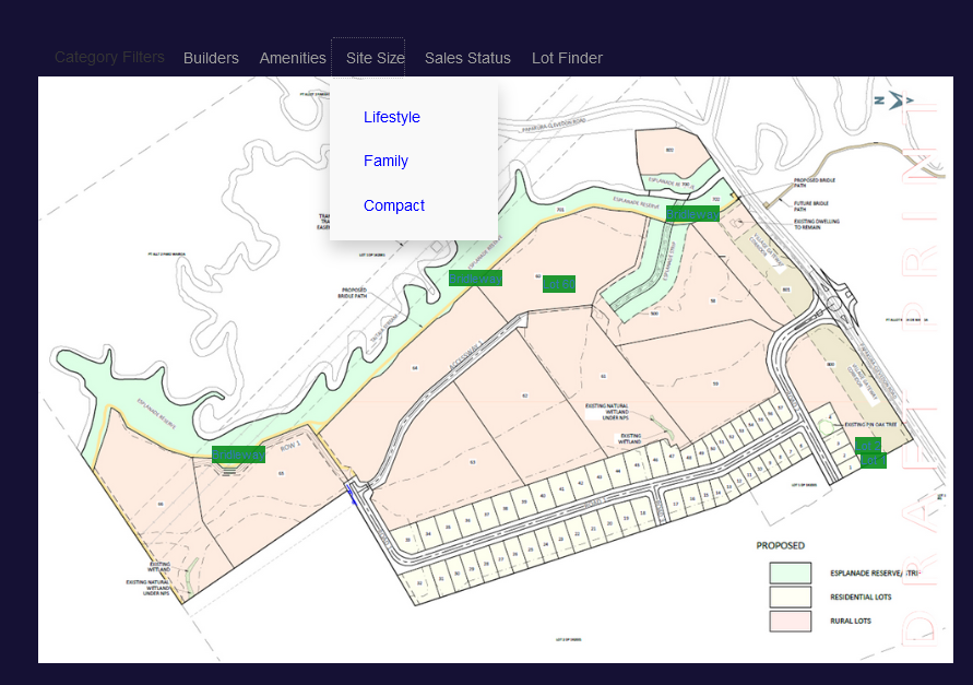 Conmara Development Map